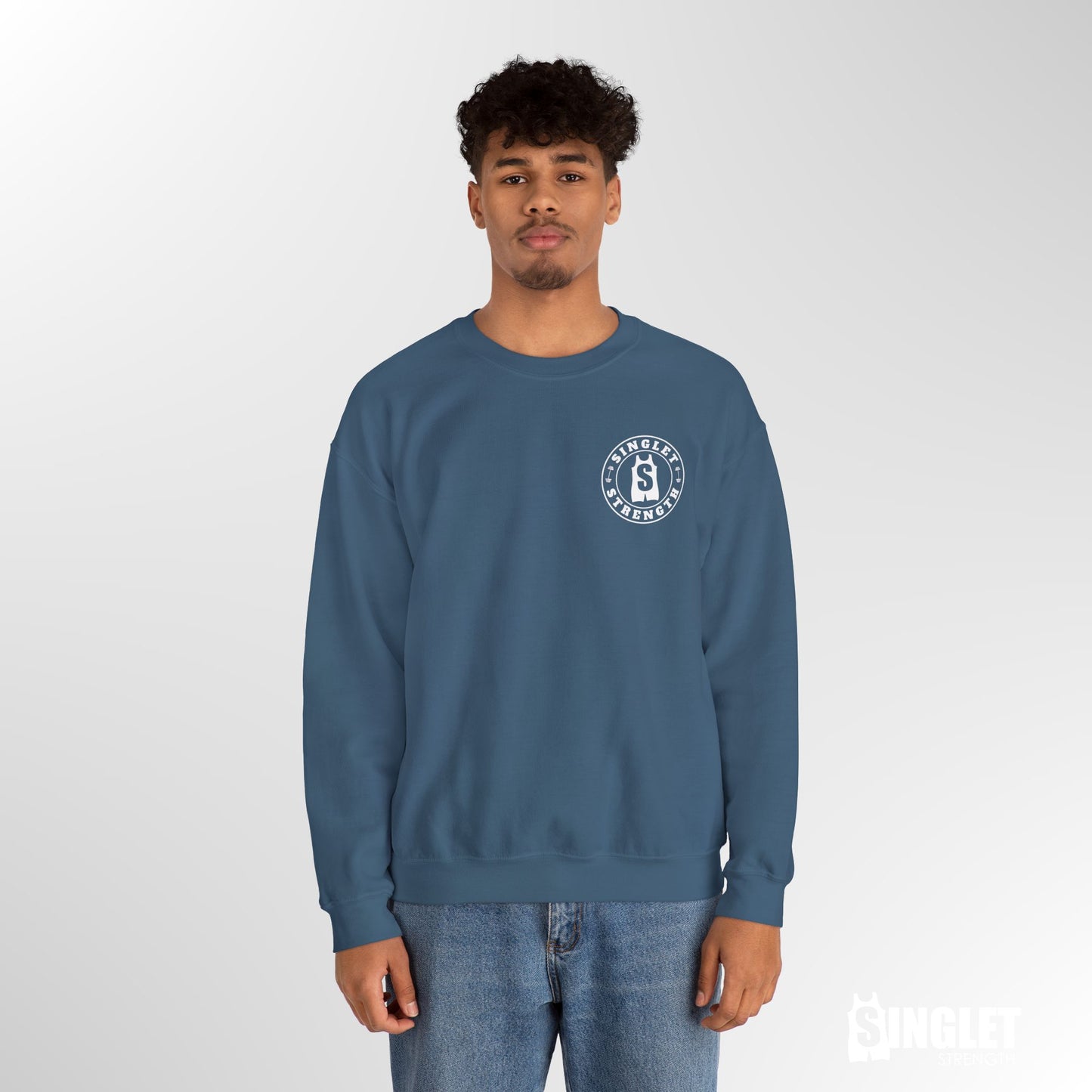 Round Logo Crew Sweatshirt