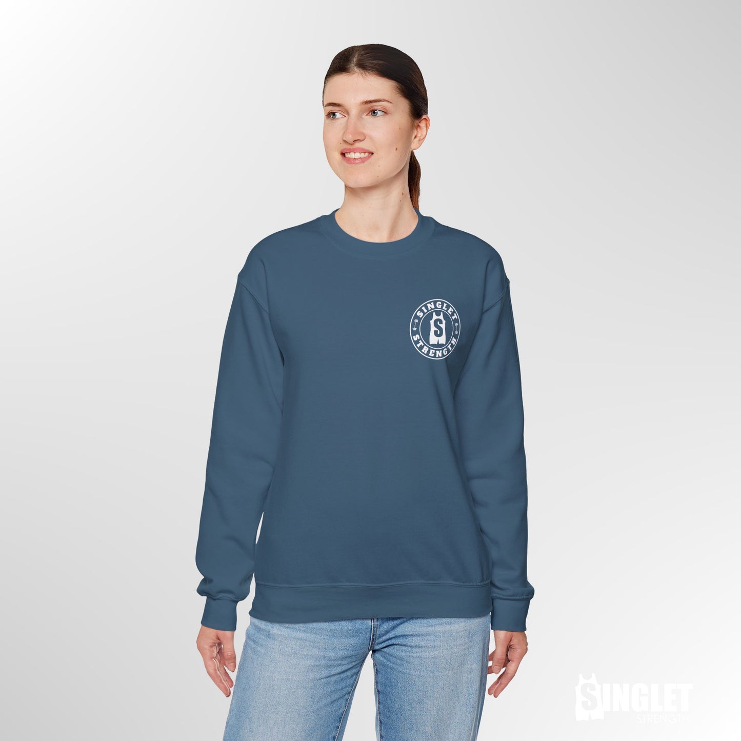 Round Logo Crew Sweatshirt