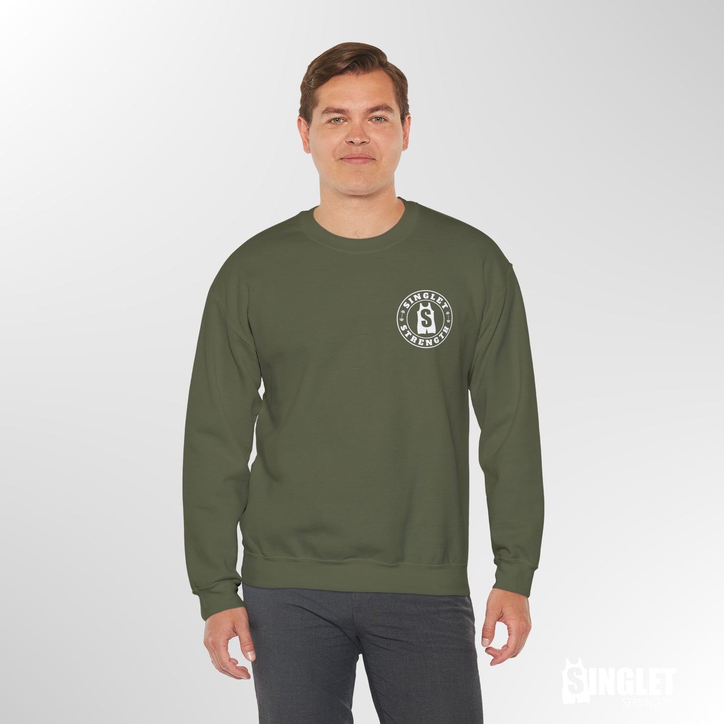 Round Logo Crew Sweatshirt