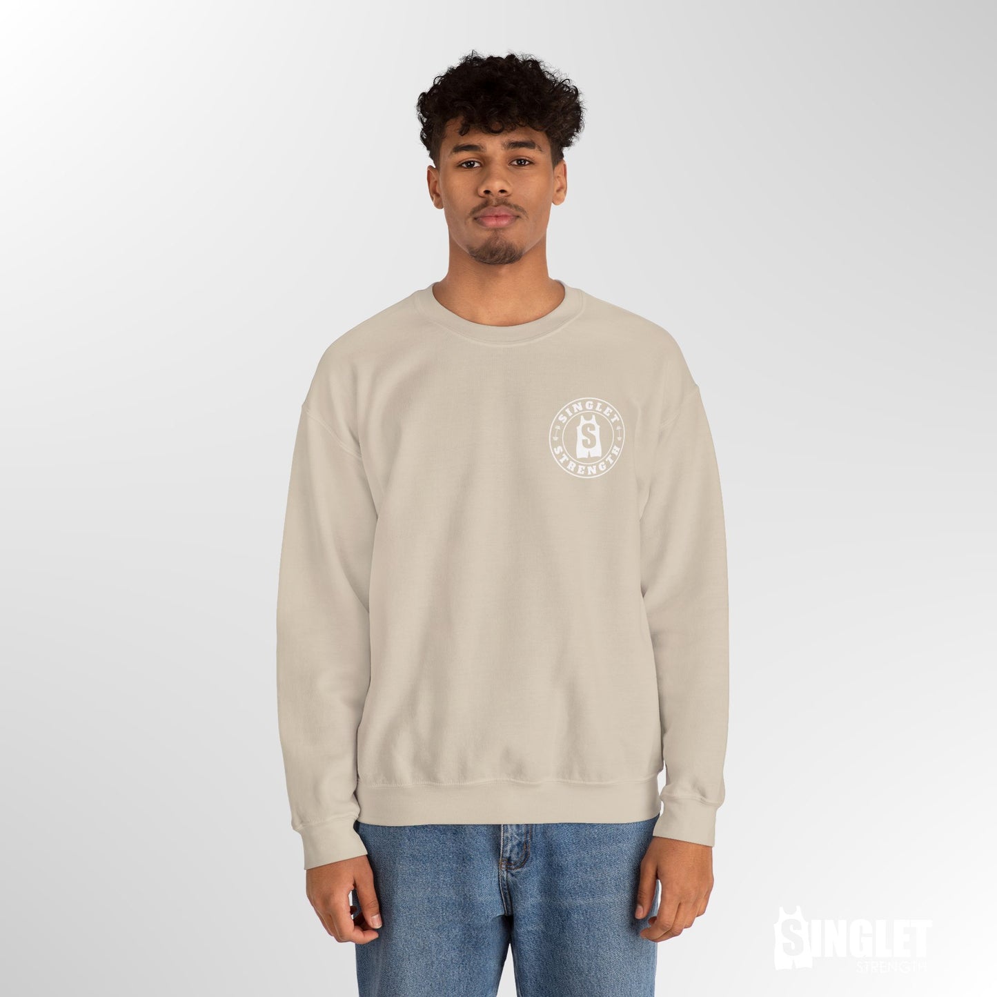 Round Logo Crew Sweatshirt