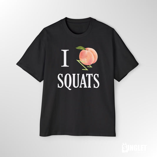 I Love Squats OS Heavy Tee