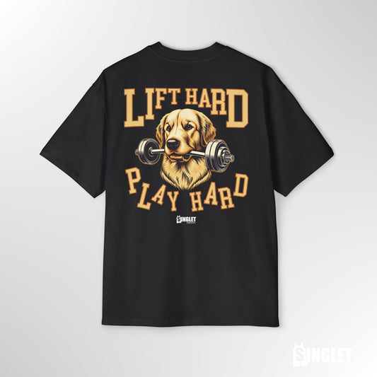 Paw Lifter, Golden Retriever OS Heavy Tee