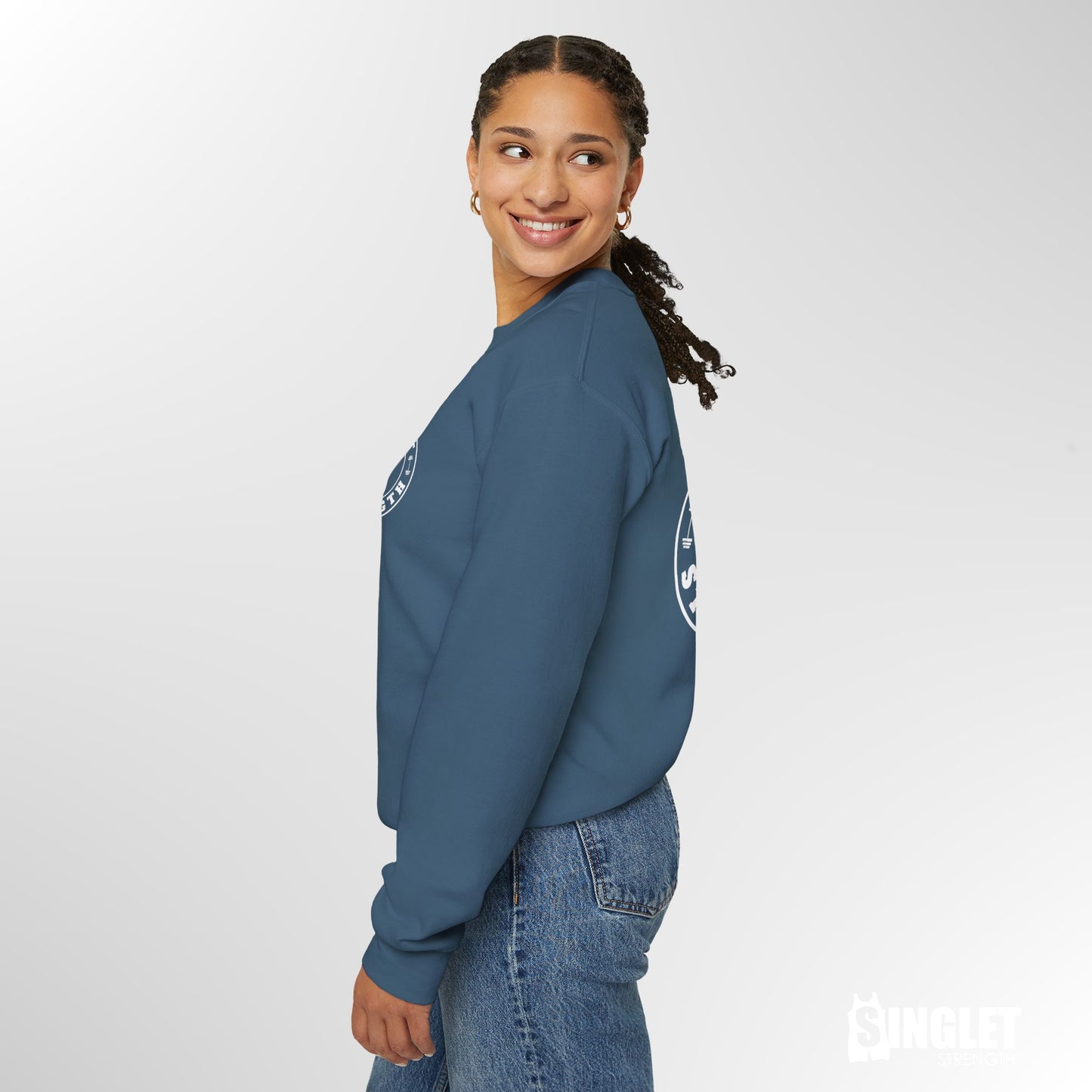 Round Logo Crew Sweatshirt