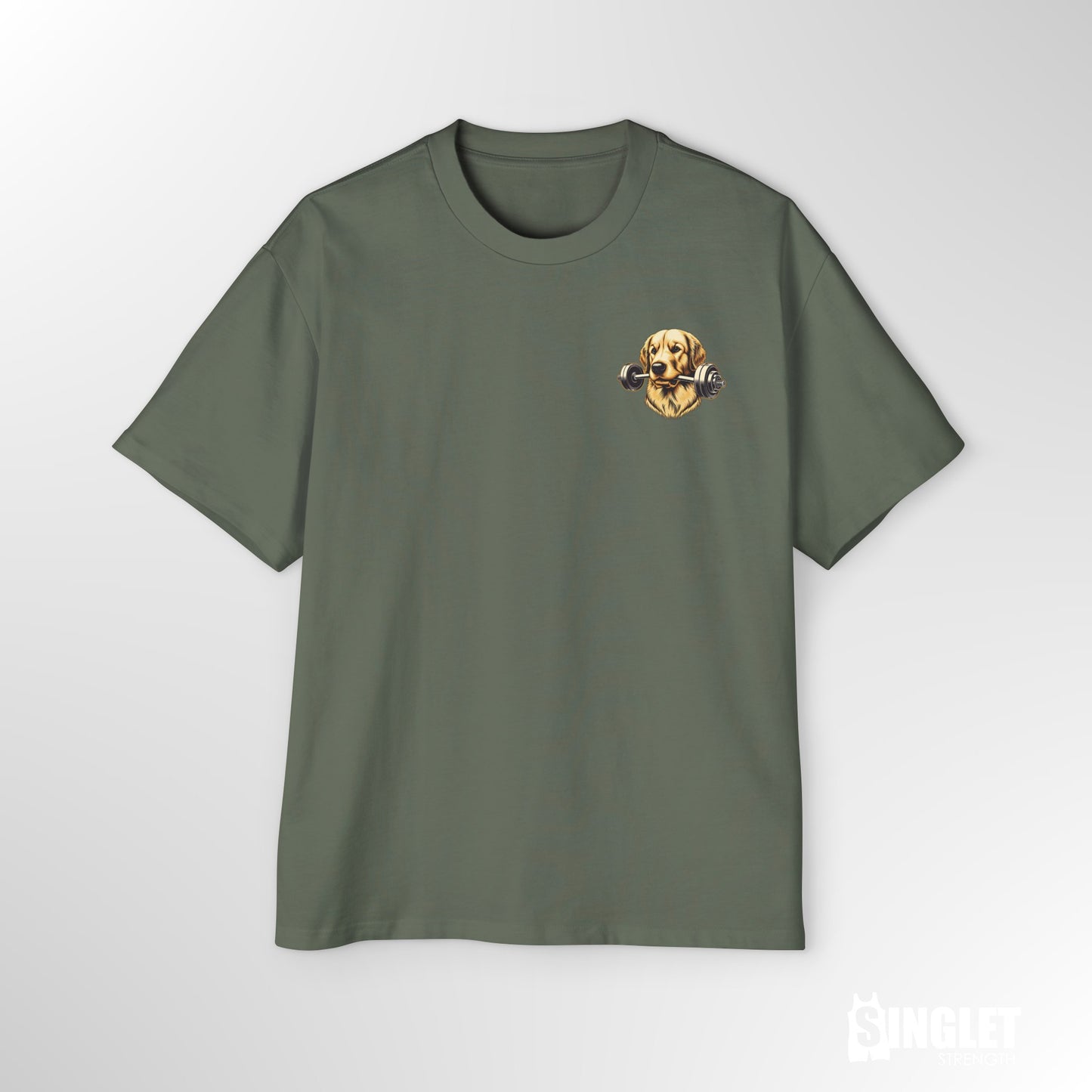 Paw Lifter, Golden Retriever OS Heavy Tee